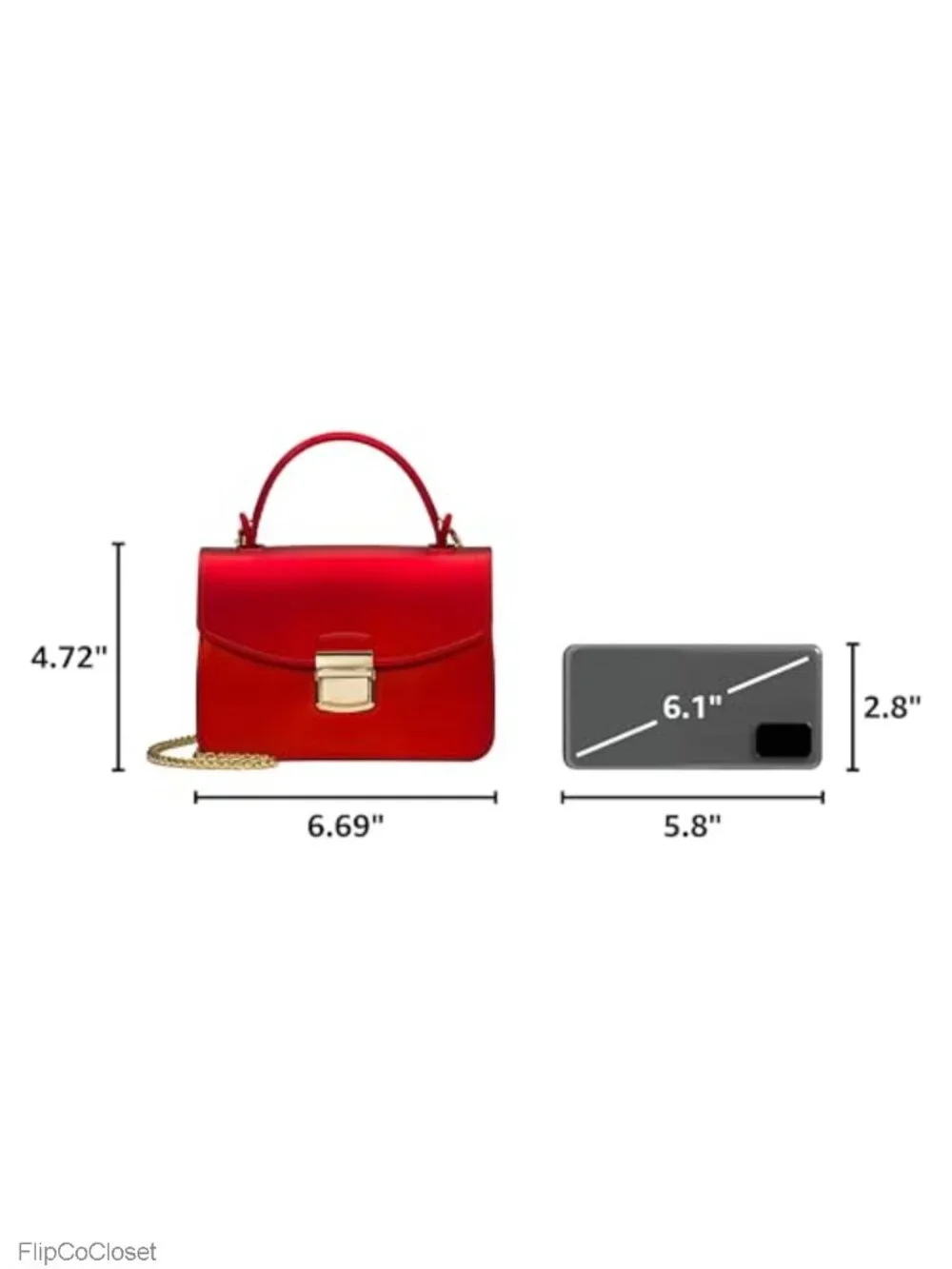 Jelly Clutch Purse Small Crossbody Evening Bag Top Handle Wristlet Mini Tote
